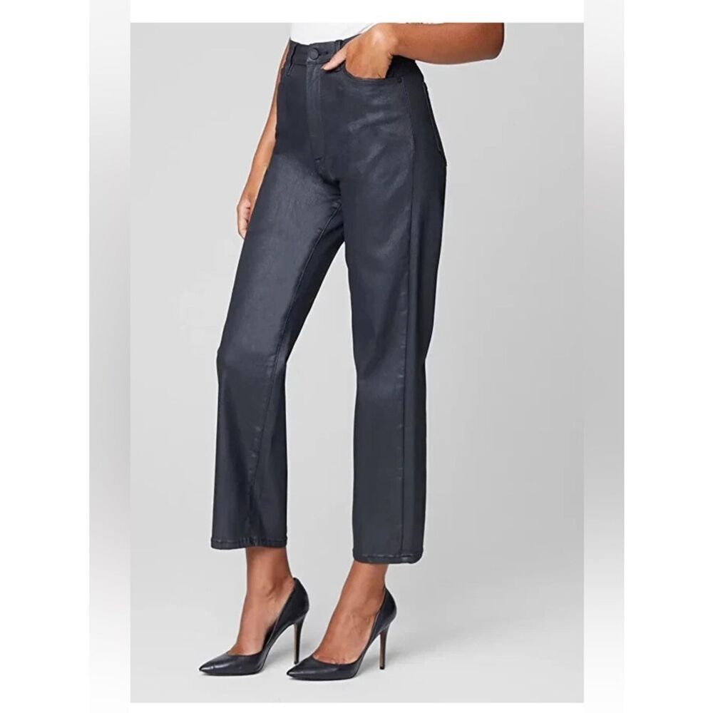 Blank NYC the Baxter Coated black denim New size 24